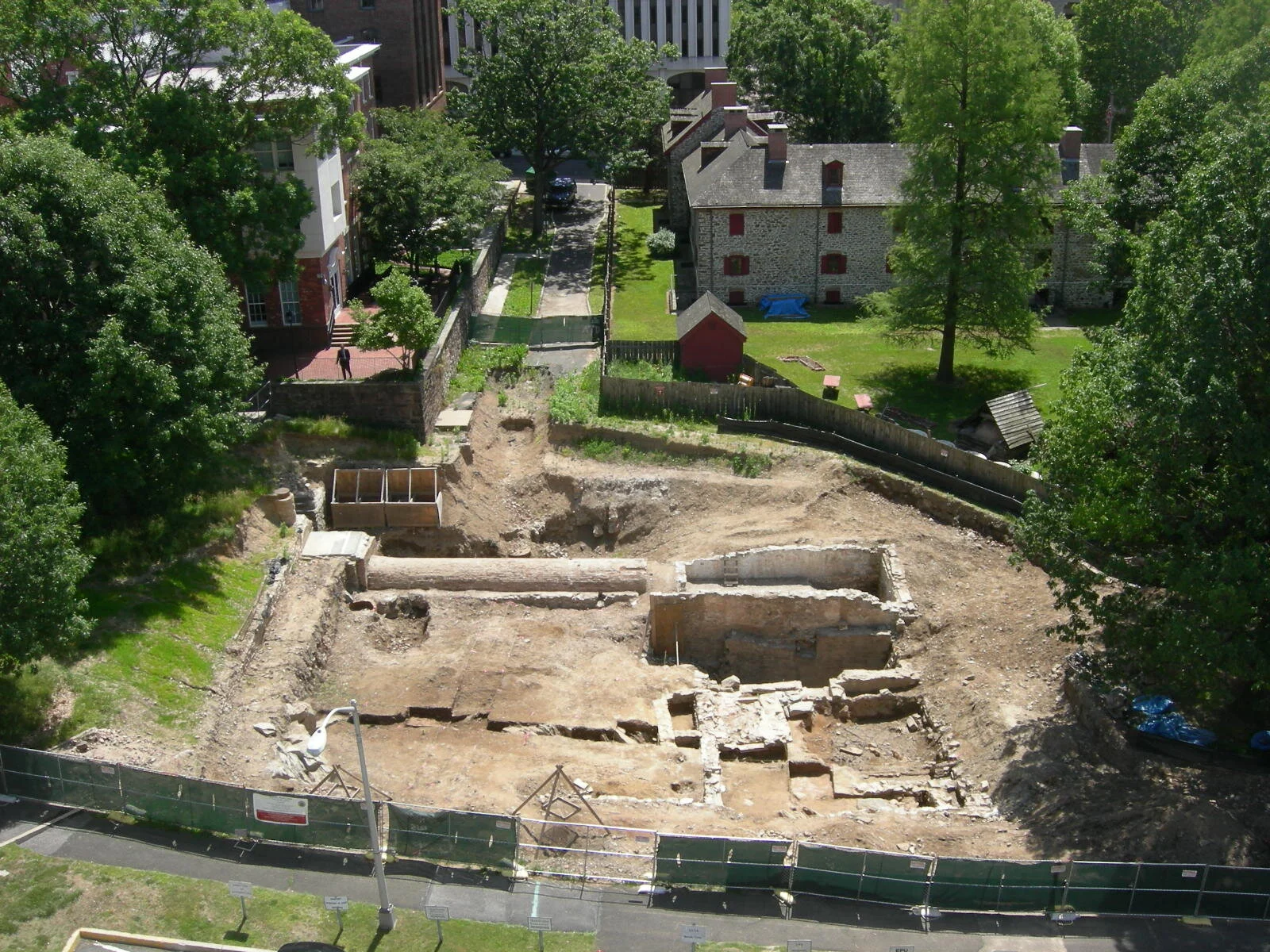 Petty's Run mid-excavation 2009