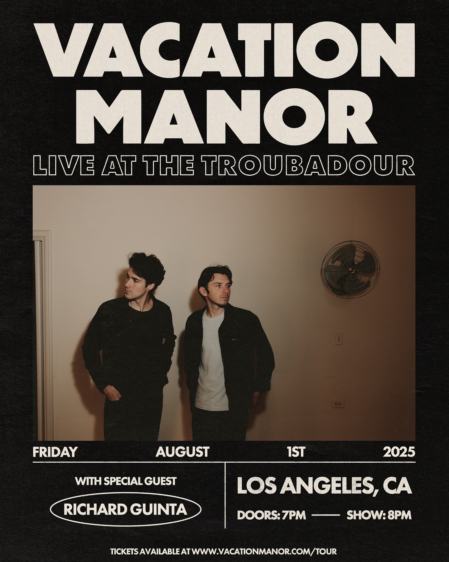 We are thrilled to announce our headline show at the iconic @thetroubadour in Los Angeles, CA on August 1st, 2025!! This has been a bucket list venue for us for years now and we&rsquo;re already counting down the days until August 1st&hellip; There&r