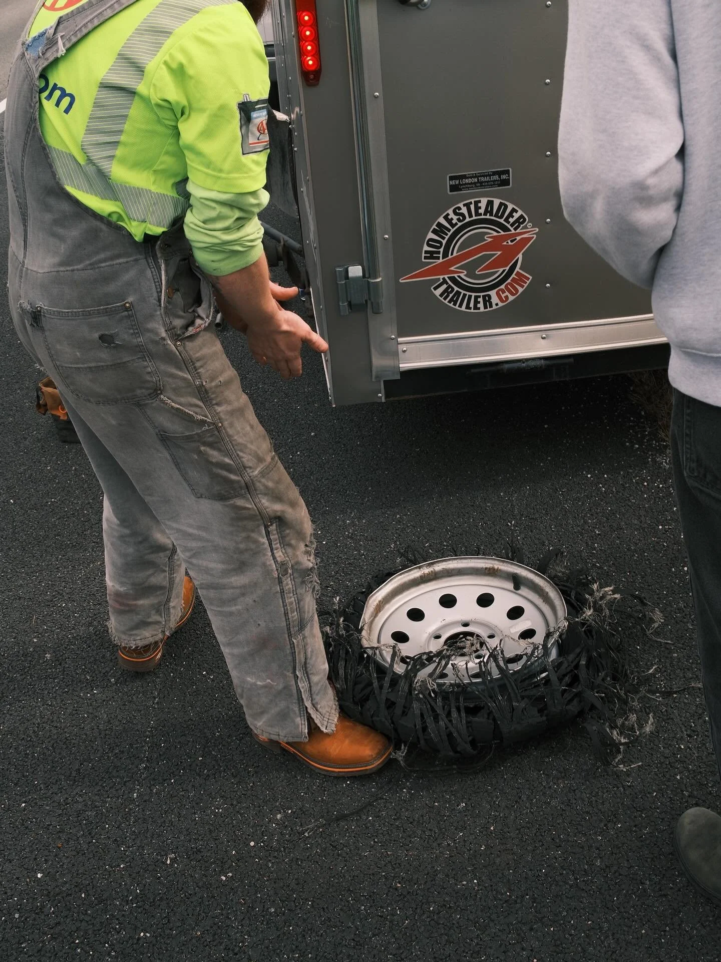 Nothing like an hour on the side of 81 with the boys. The show goes on, see you at @catscradlenc tonight at 8pm!