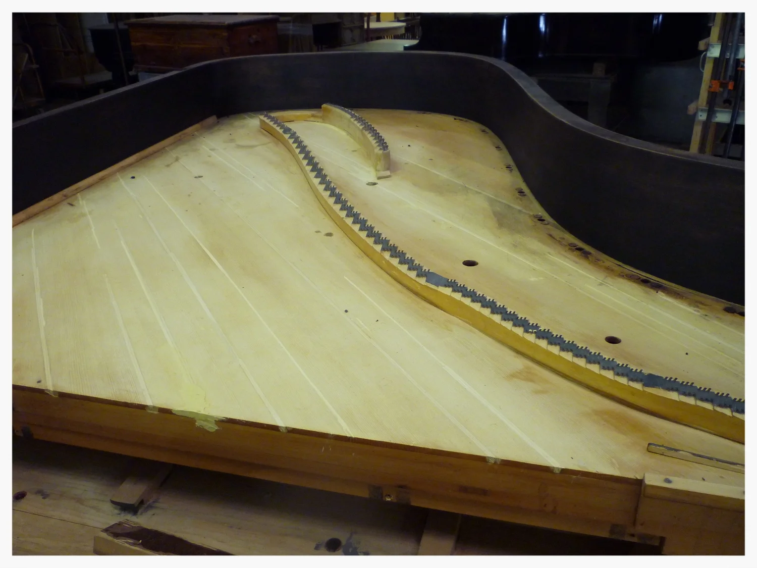 Rebuilding the soundboard