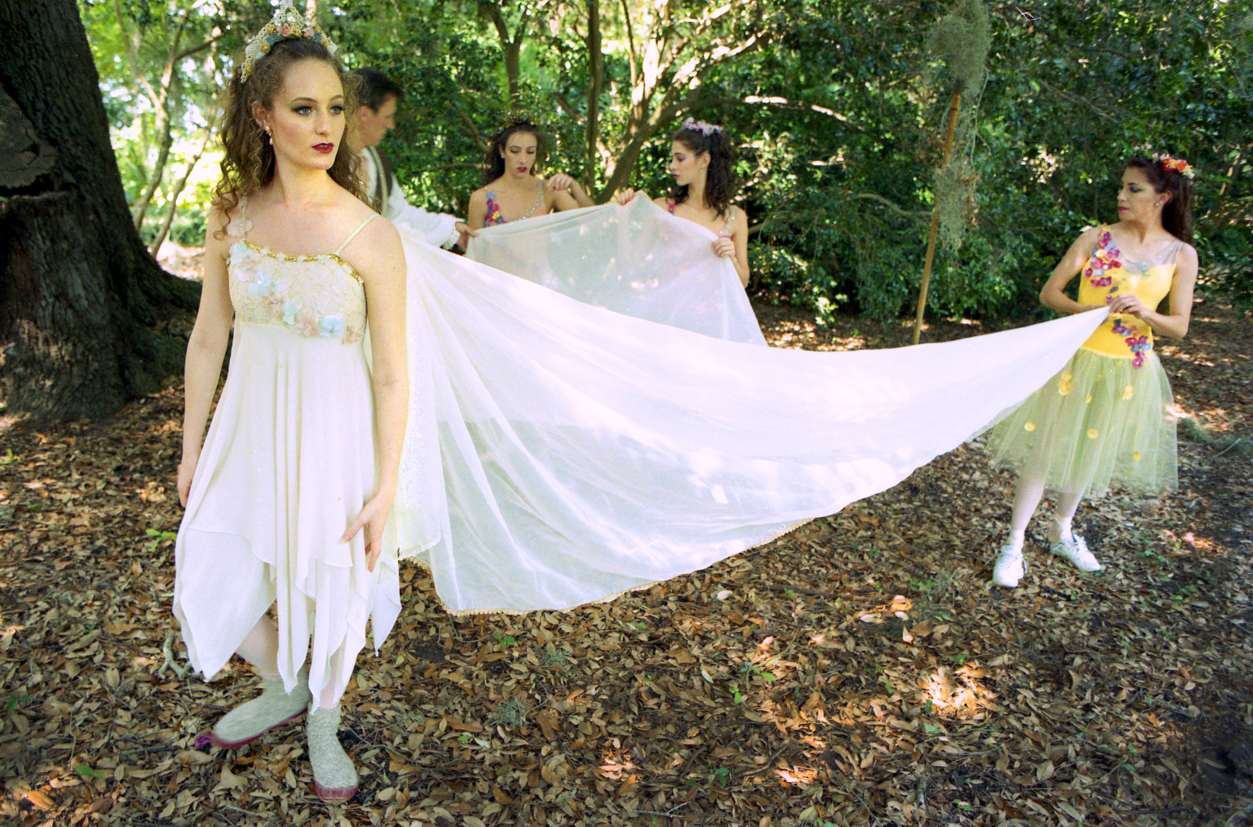 Before a photo shoot with the Southern Ballet Theatre.