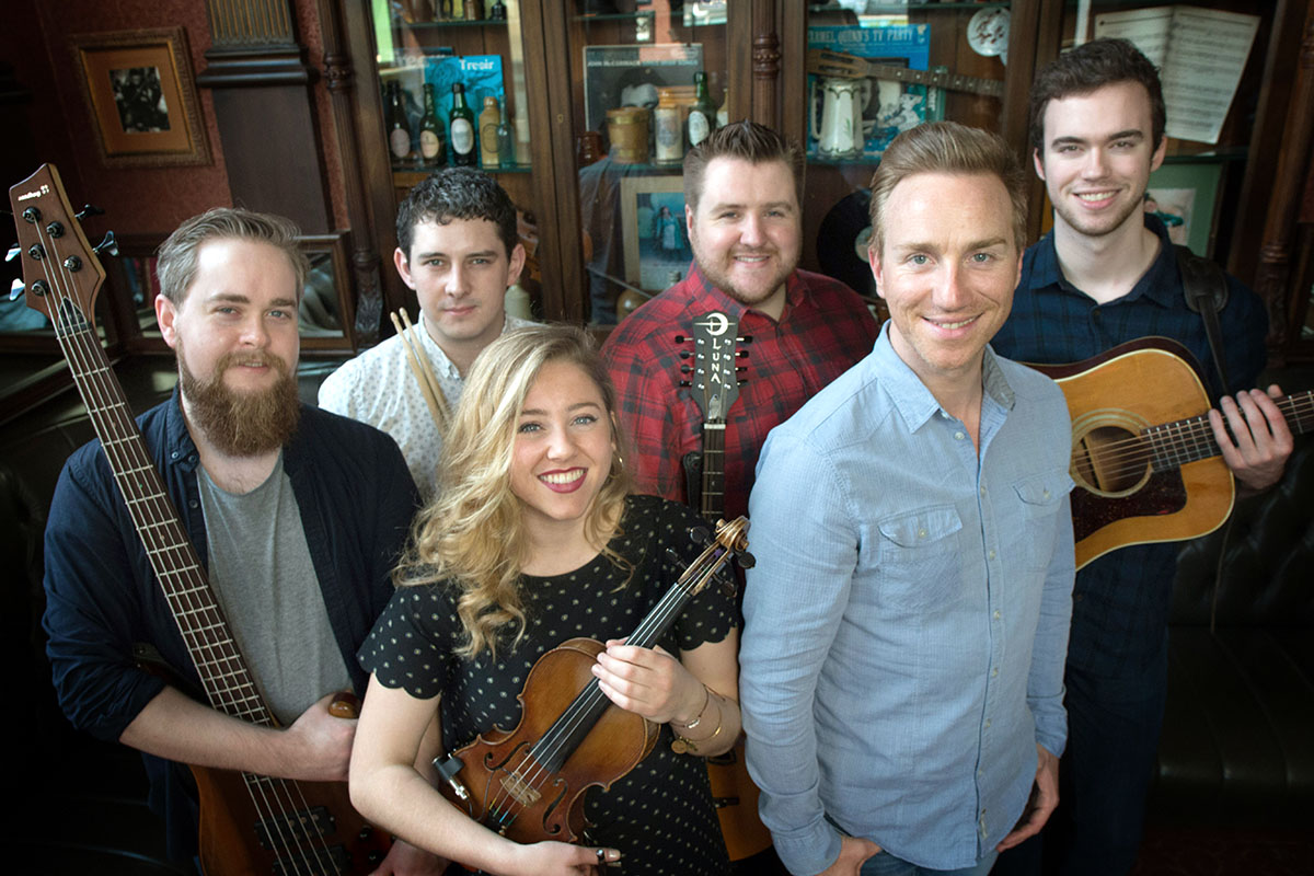 Raglan Roots Coalition performs at the Raglan Road Irish Pub. Photo by Tom Burton