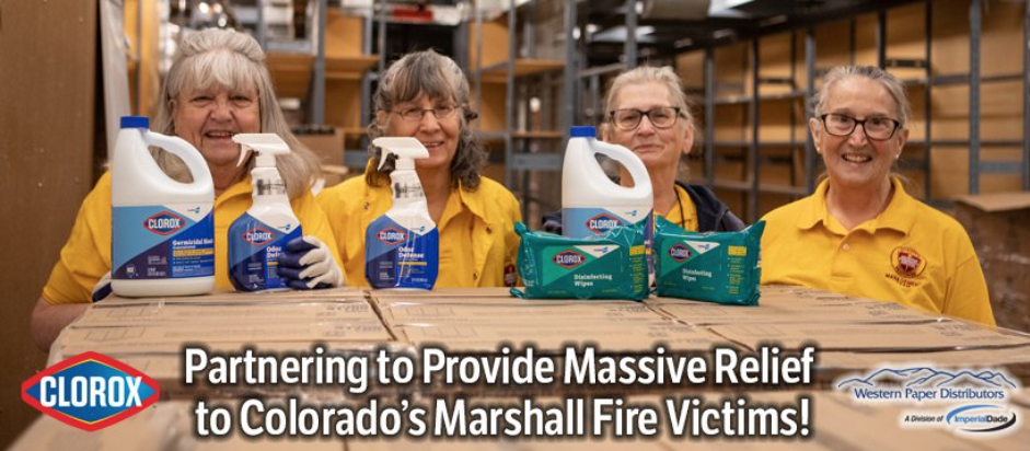 Western Paper and Clorox Donate Vital Cleaning Supplies to Families in Need