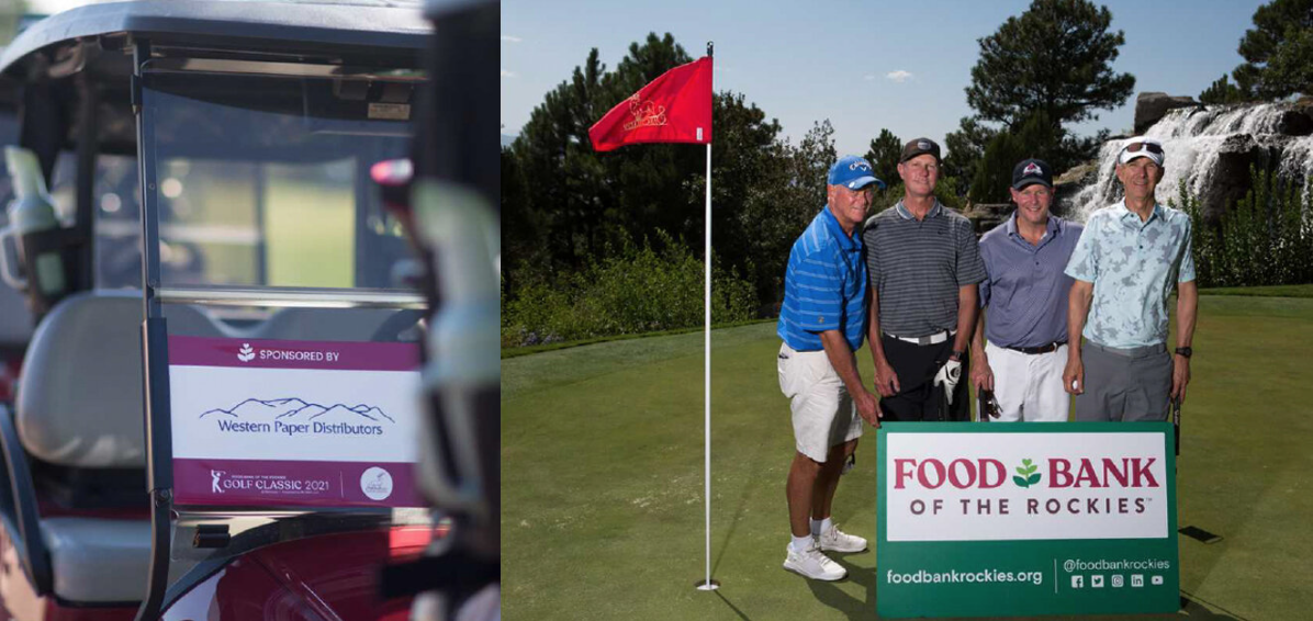 Western Paper Helps Fight Hunger by Sponsoring Food Bank of the Rockies Golf Tournament