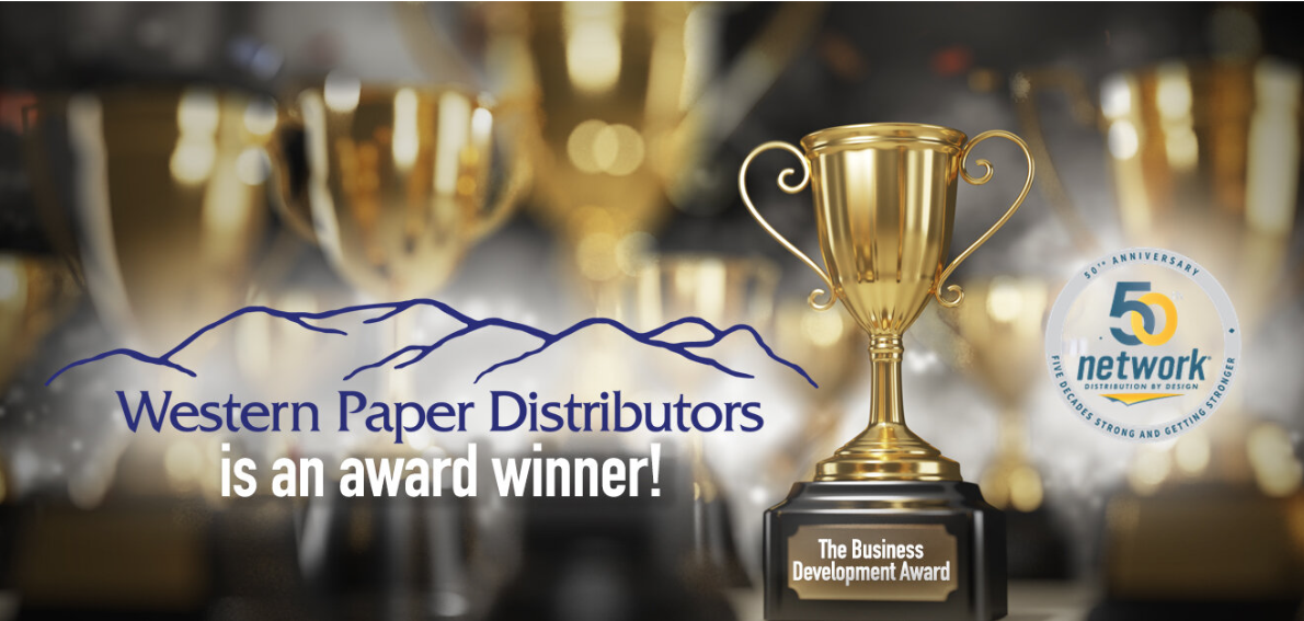 Western Paper Awarded Network's 2020 Business Development Award