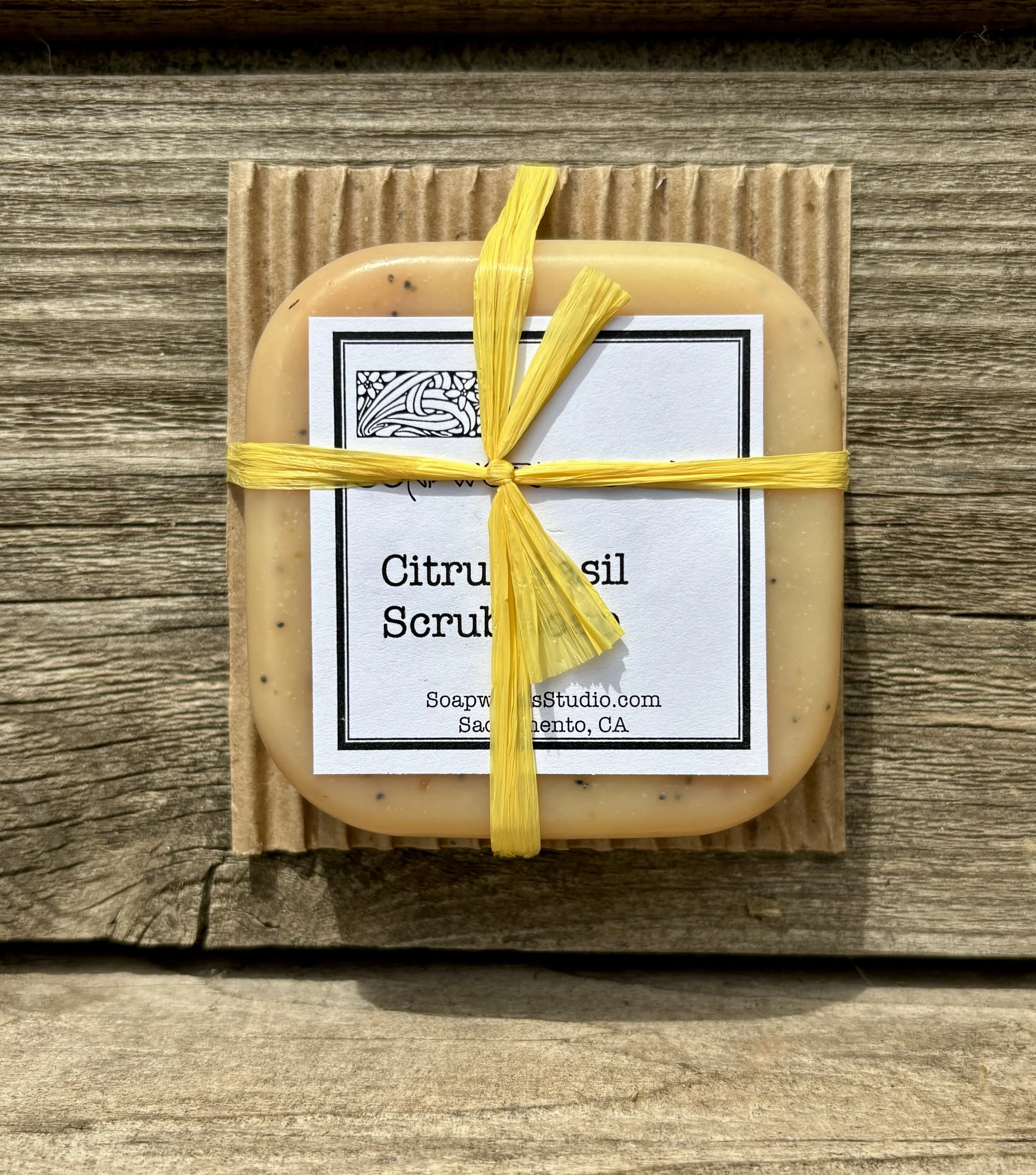 Citrus Basil Scrub Soap