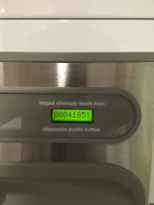 ...but you also get salient feedback on the number of disposable plastic bottles saved.