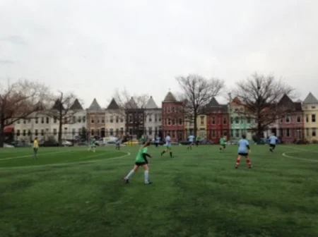 Picture 1. Local sports leagues bundle the immediate pleasure of socializing with the long-term benefits of exercise ( image source: http://blog.districtsports.org/category/soccer/ ).