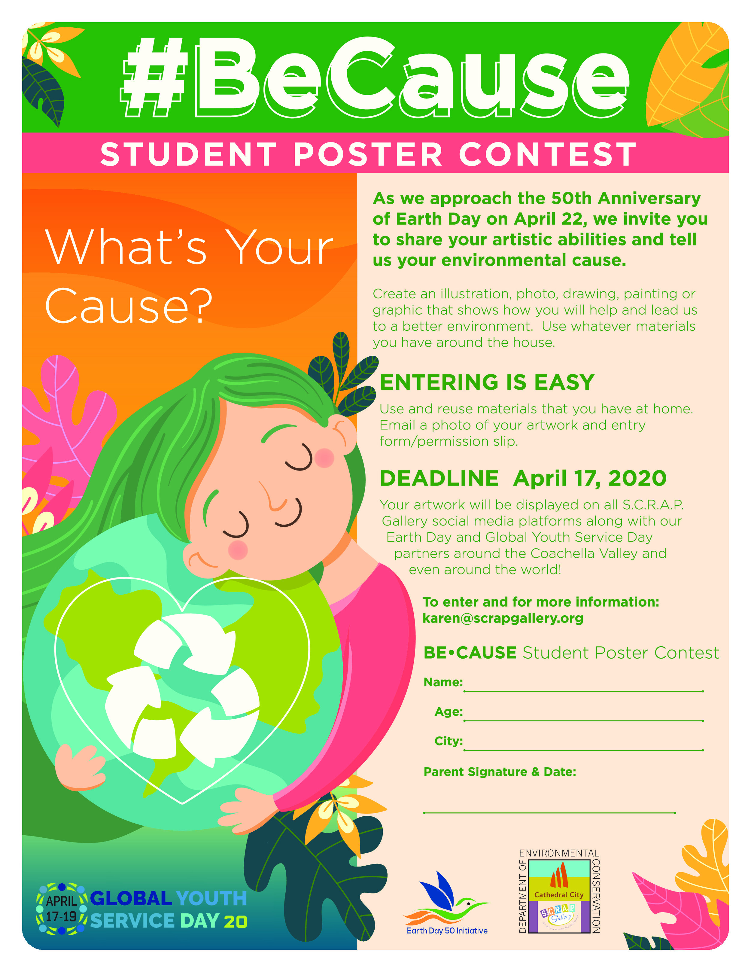#BeCause Student Poster Contest/Online