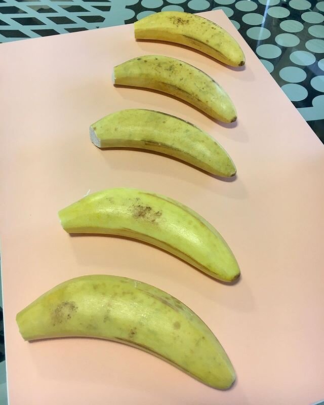 Is this bananas or what? Really, they are not. These are ceramics that arrived broken to one of our local designers. He brought them to us. Watch this space. #repurpose #bananasforreuse #artfortheenvironment