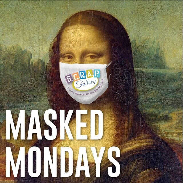 We are excited to announce our curbside service. Every Monday from 8 to 11 a.m. drop by and pick up one of our sustainable art kits. Masks required for safety and to show us your Superhero for the Environment status! ♻️ #maskedmondays #sustainablyscr