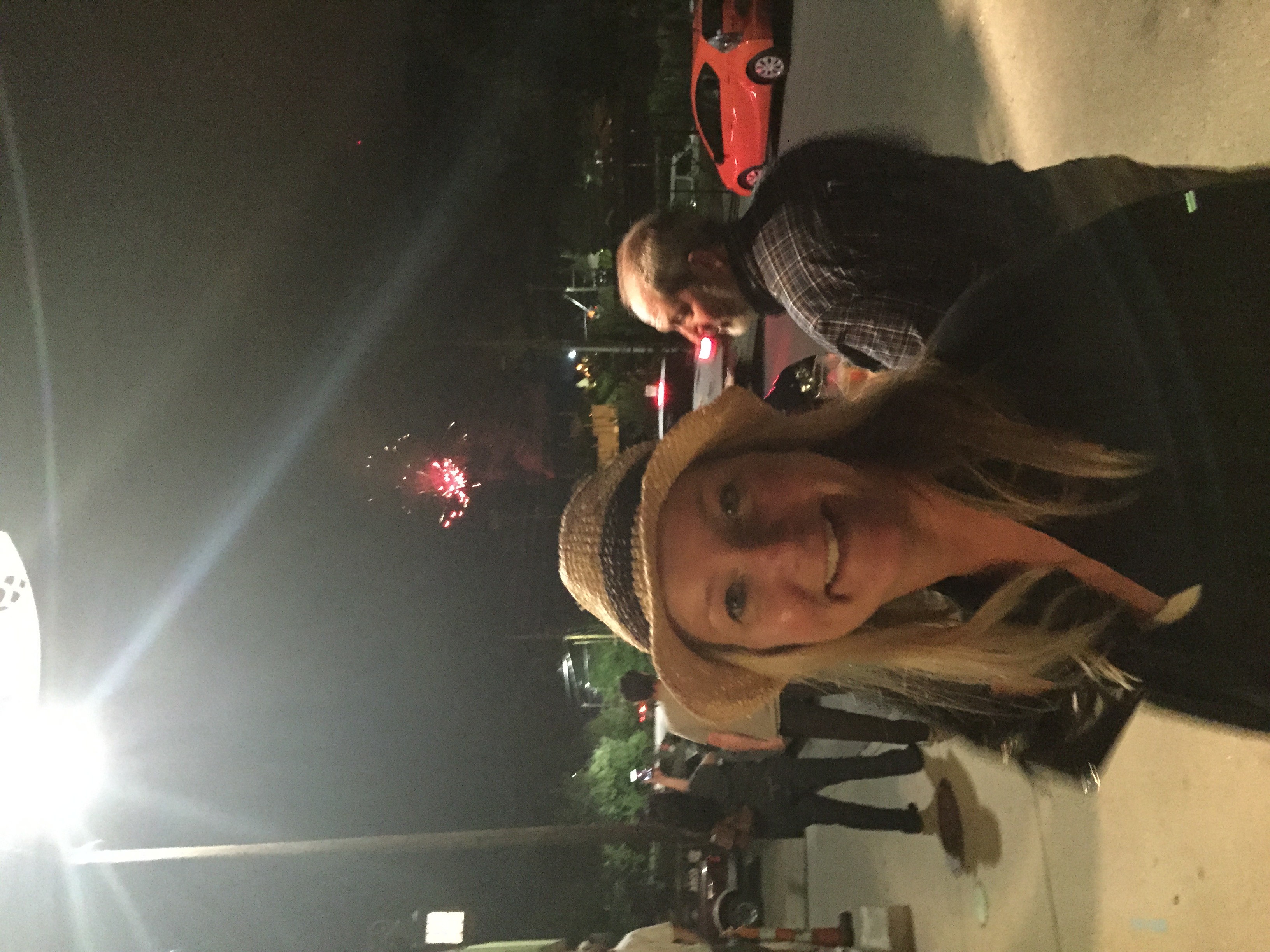 Fireworks from Green Man