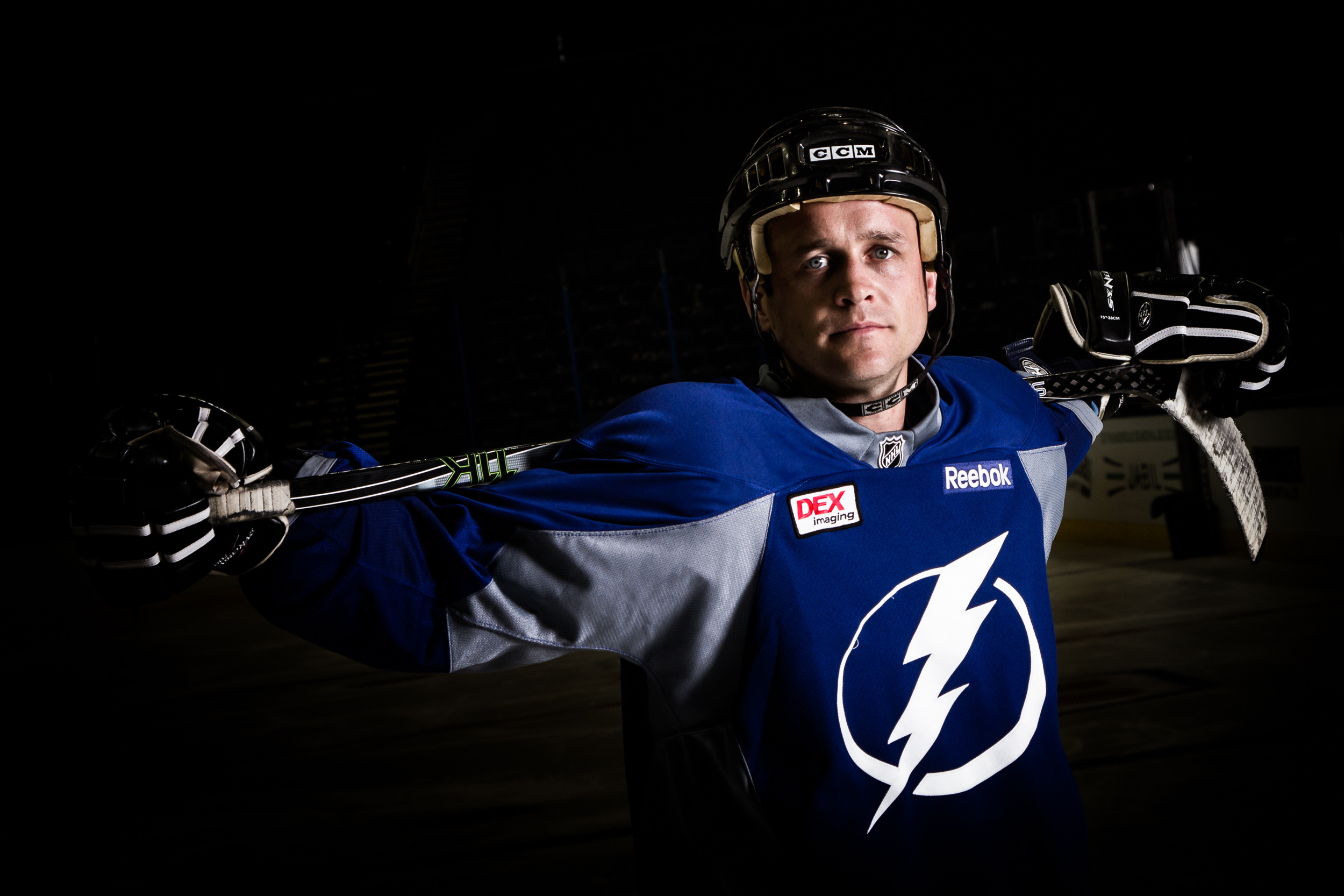 Portrait of a hockey Player | Tampa Bay Lightning