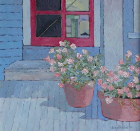  "Nantucket Welcome" 14"x14" 