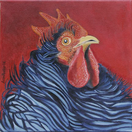 "Frizzle Bantam" 12"x12"