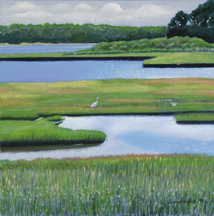  "Vineyard Marsh" 15"x15"  SOLD  
