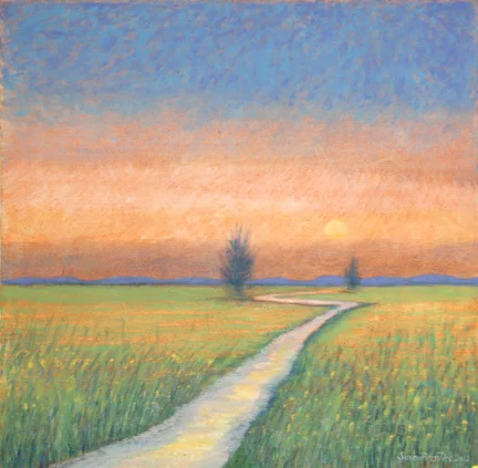  "Dusk" 24"x24" 