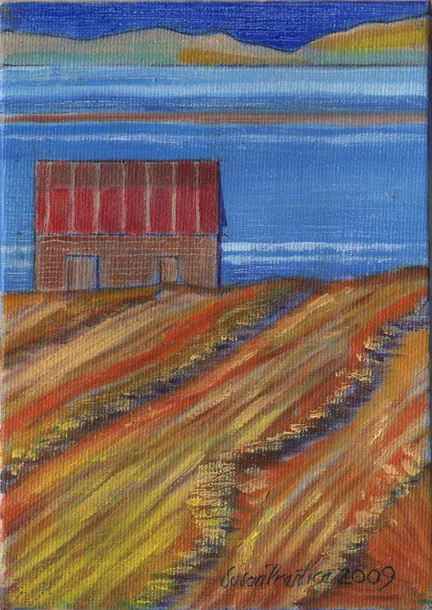 "Nova Scotia Barn" 5"x7"