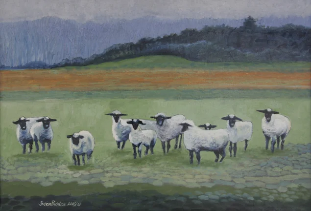 "Farmington Flock" 26"x18"