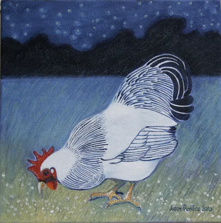 "Midnight Snack" 12"x12" SOLD