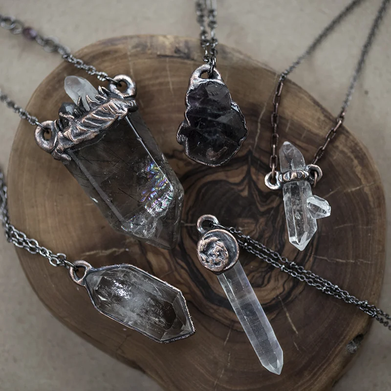 Handmade Quartz Necklaces