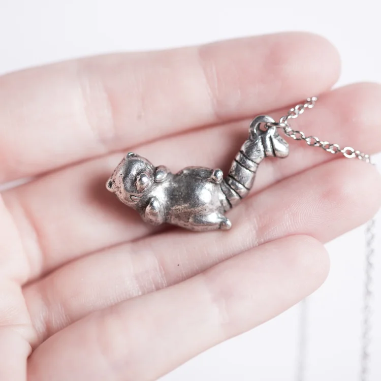 Le Content Red Panda Totem Necklace