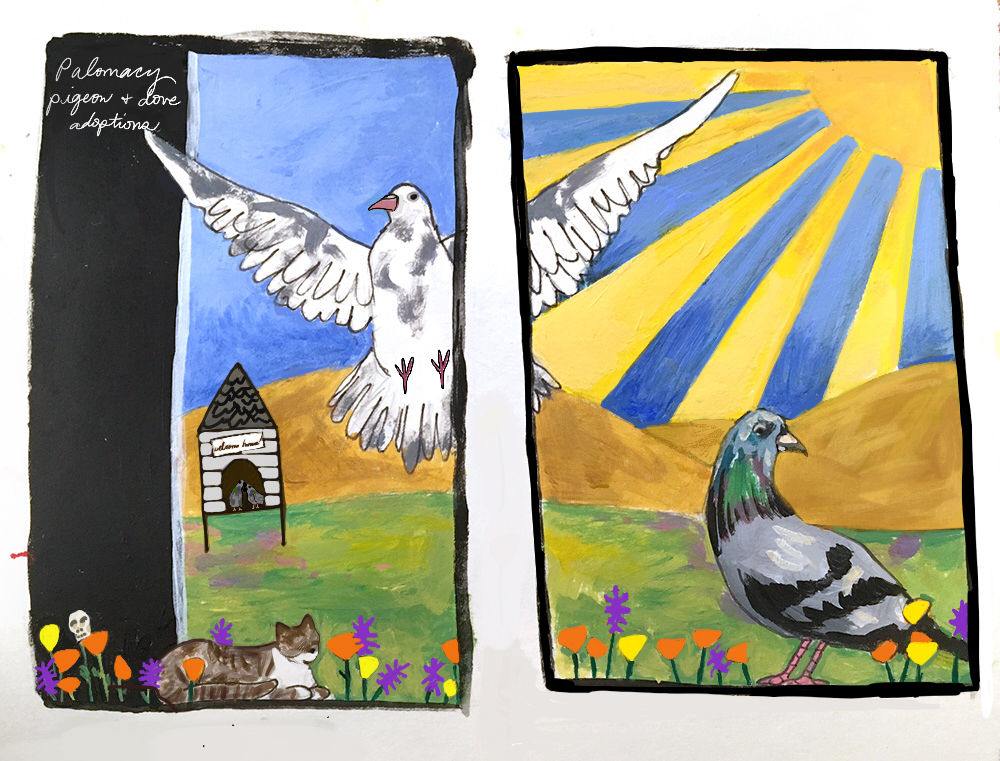 My final sketch for the mural.