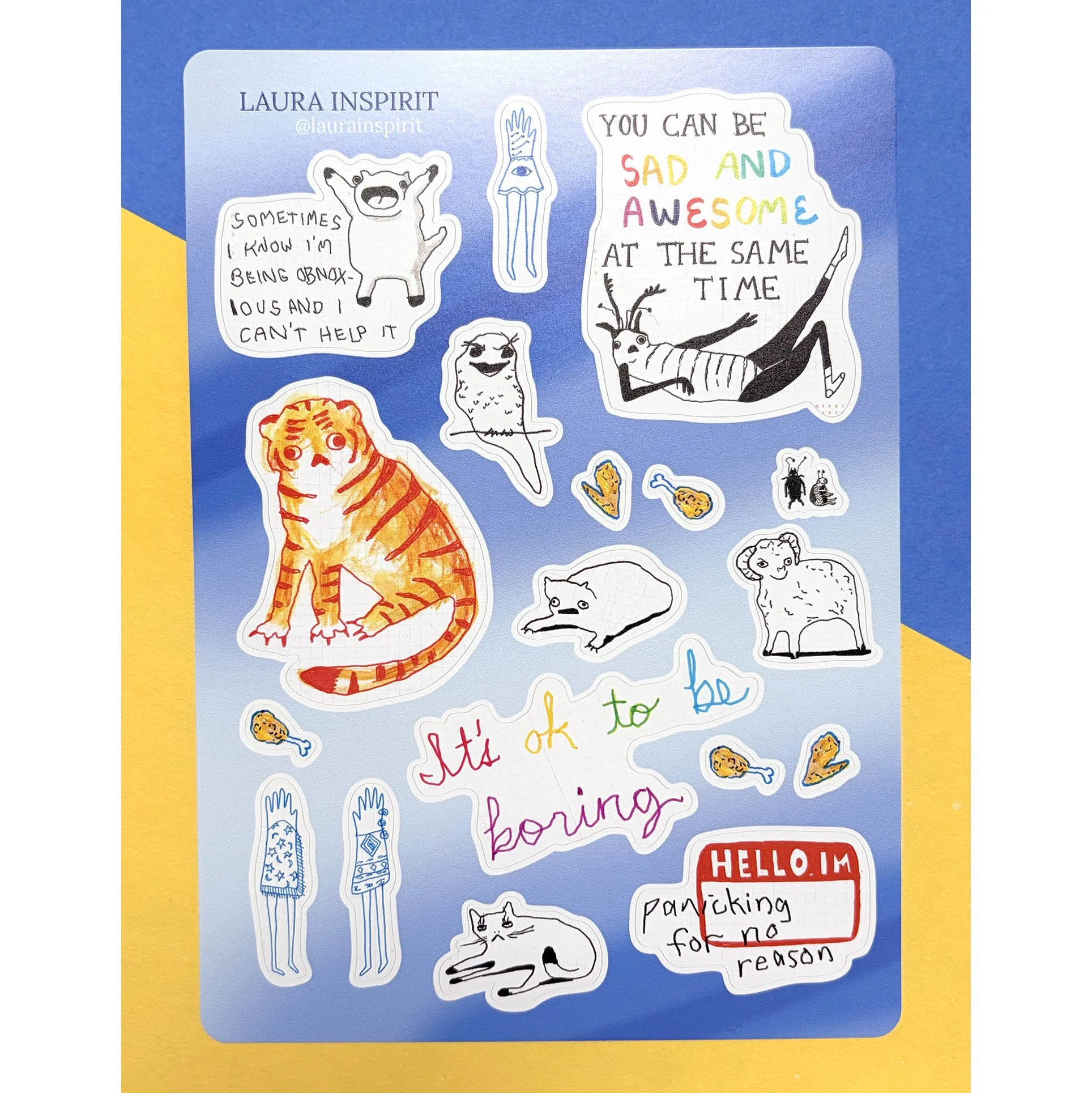 Limited 5x7 Sticker Sheet - 365 Project #1