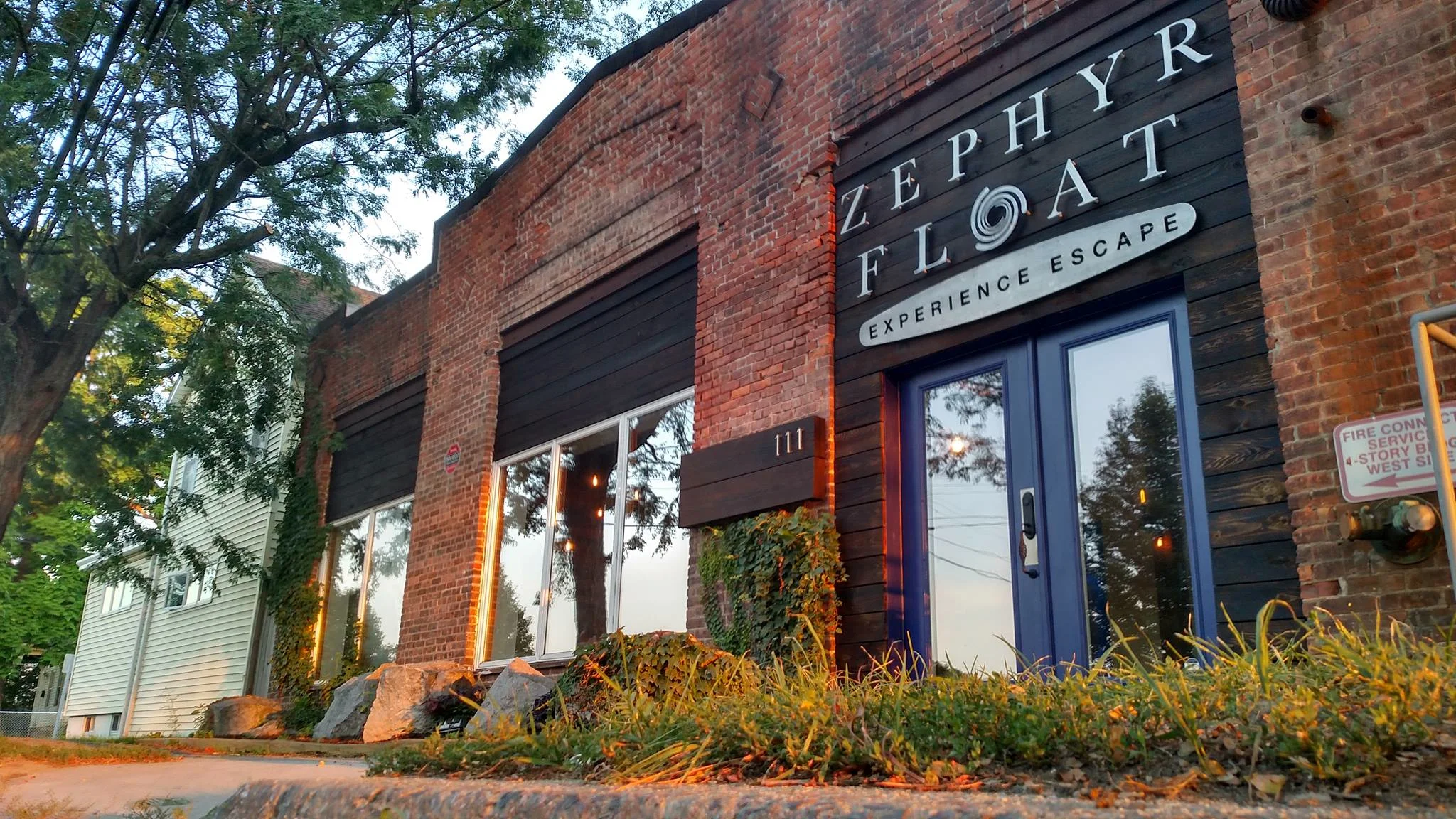 Entrance to the center