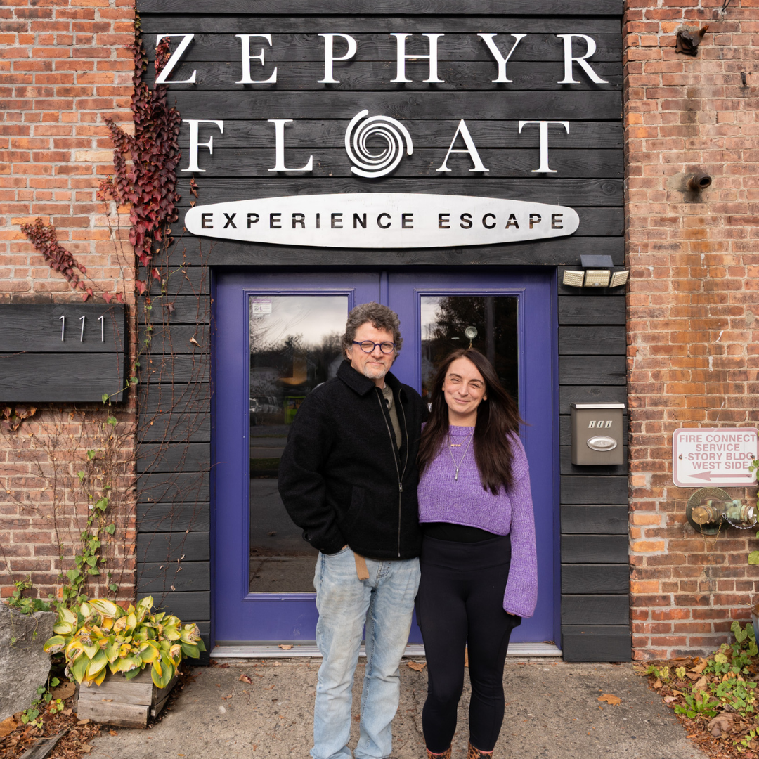 Rick and Veronica Owner's of Zephyr Float Spa