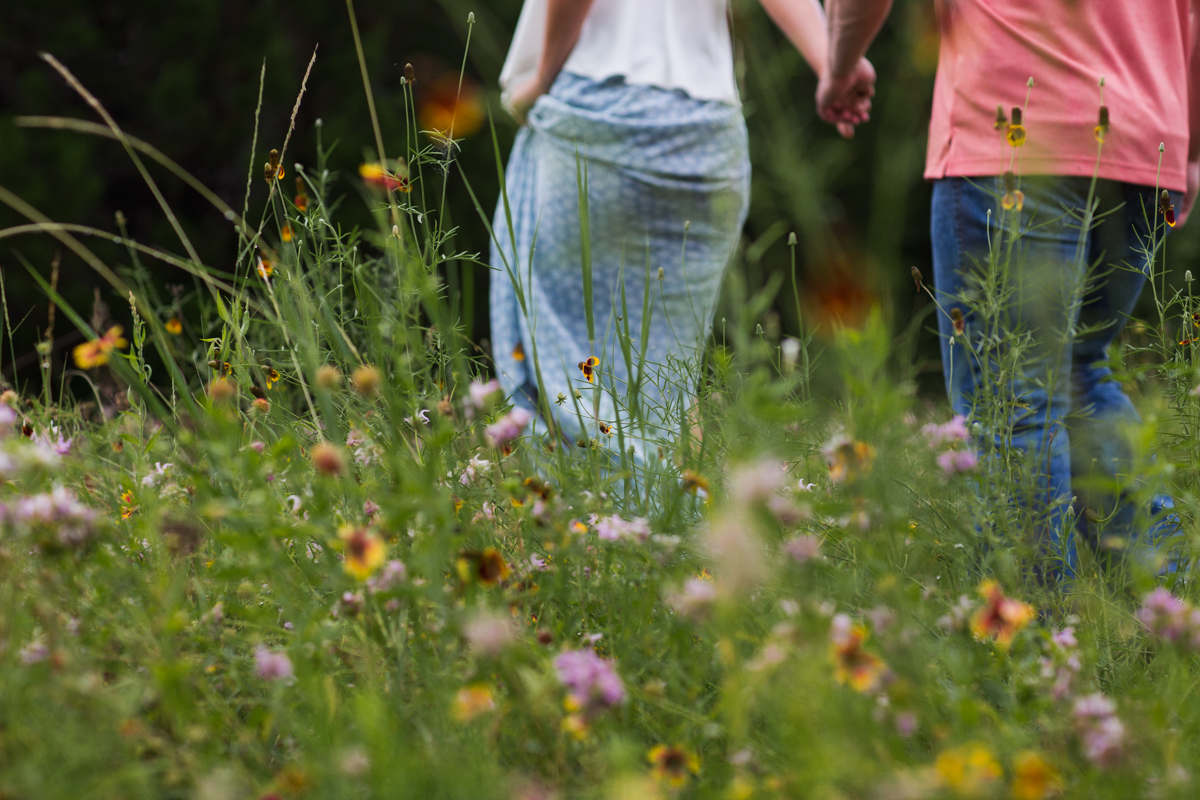 Rainy Day Barton Creek Engagement Photos