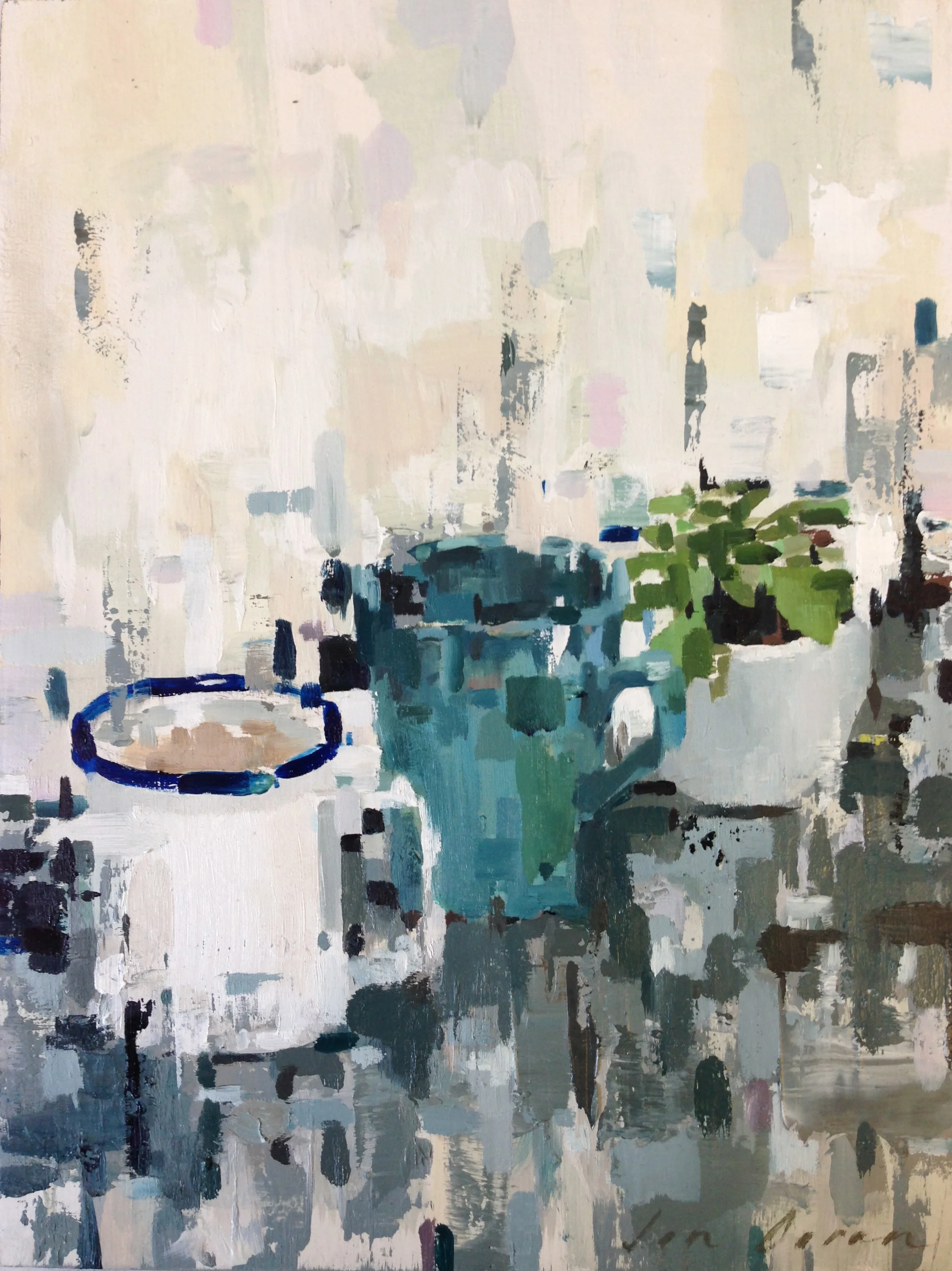 Two mugs and Plant