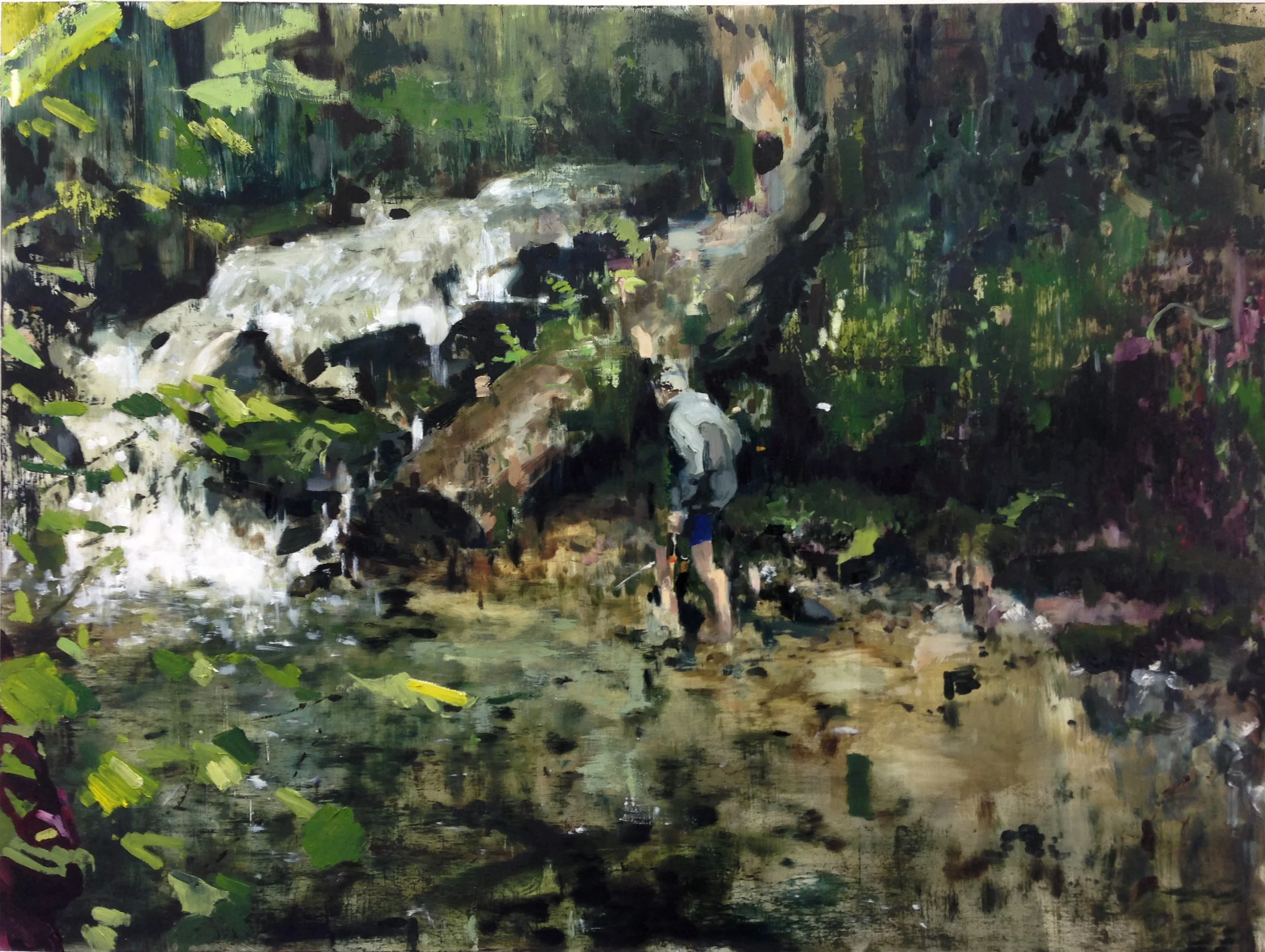 River Walker and Water Fall