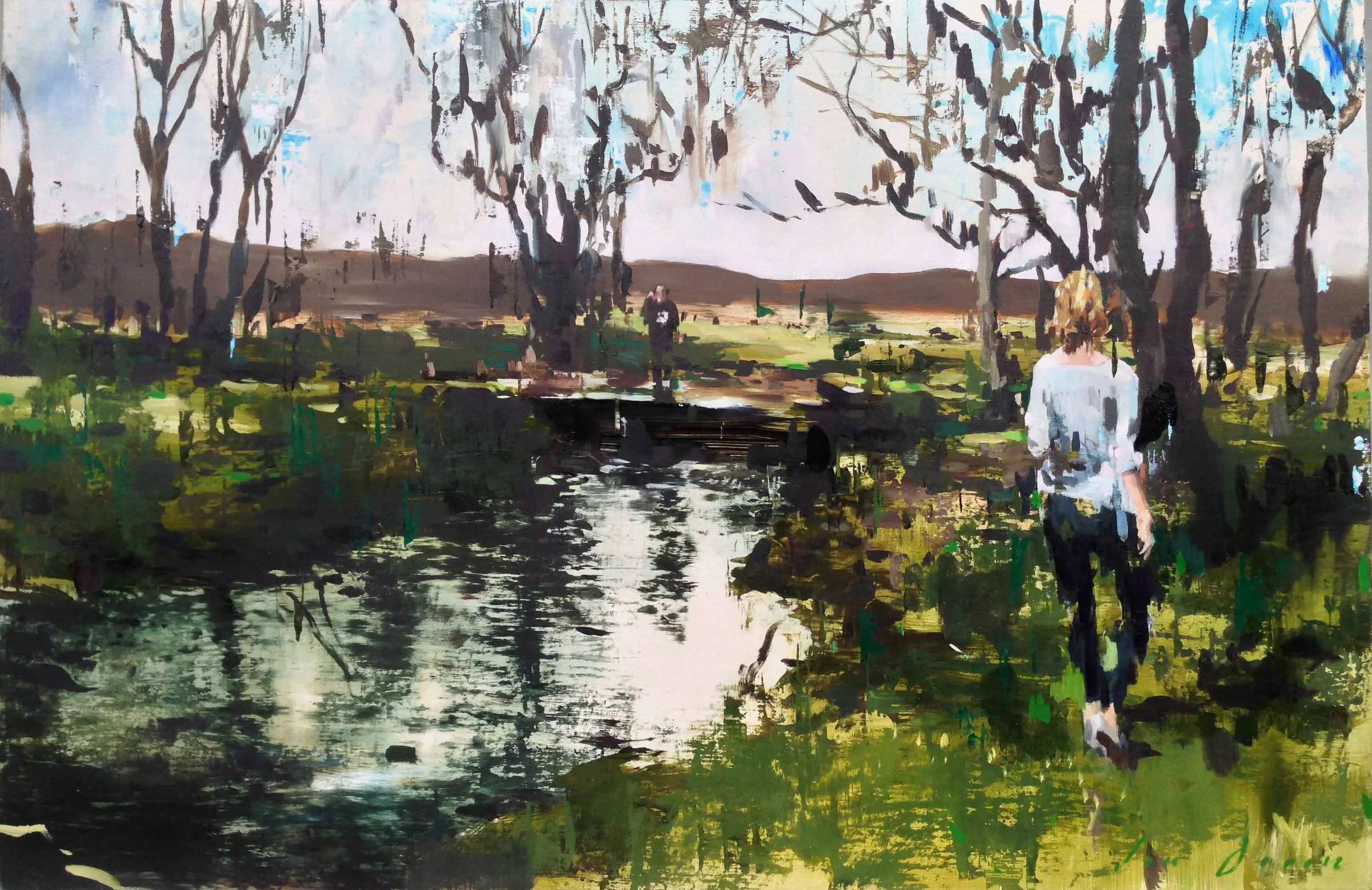 Pete and Alice By The River