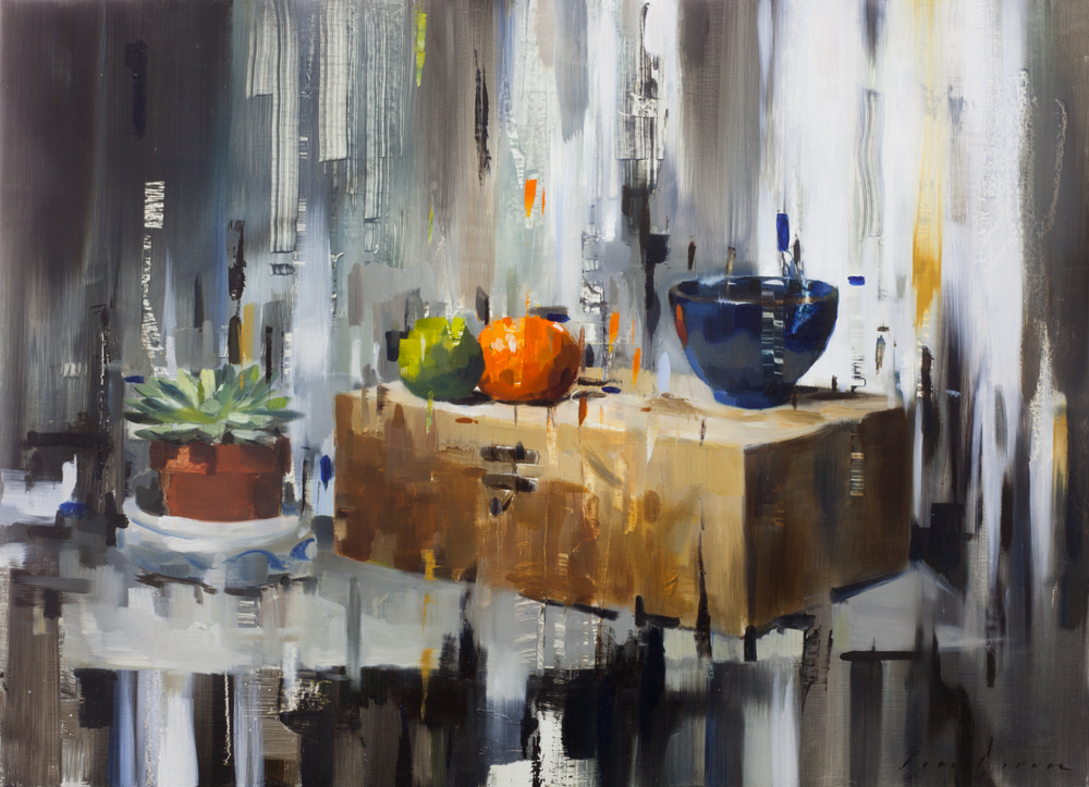 Plant, Bowls and Fruit