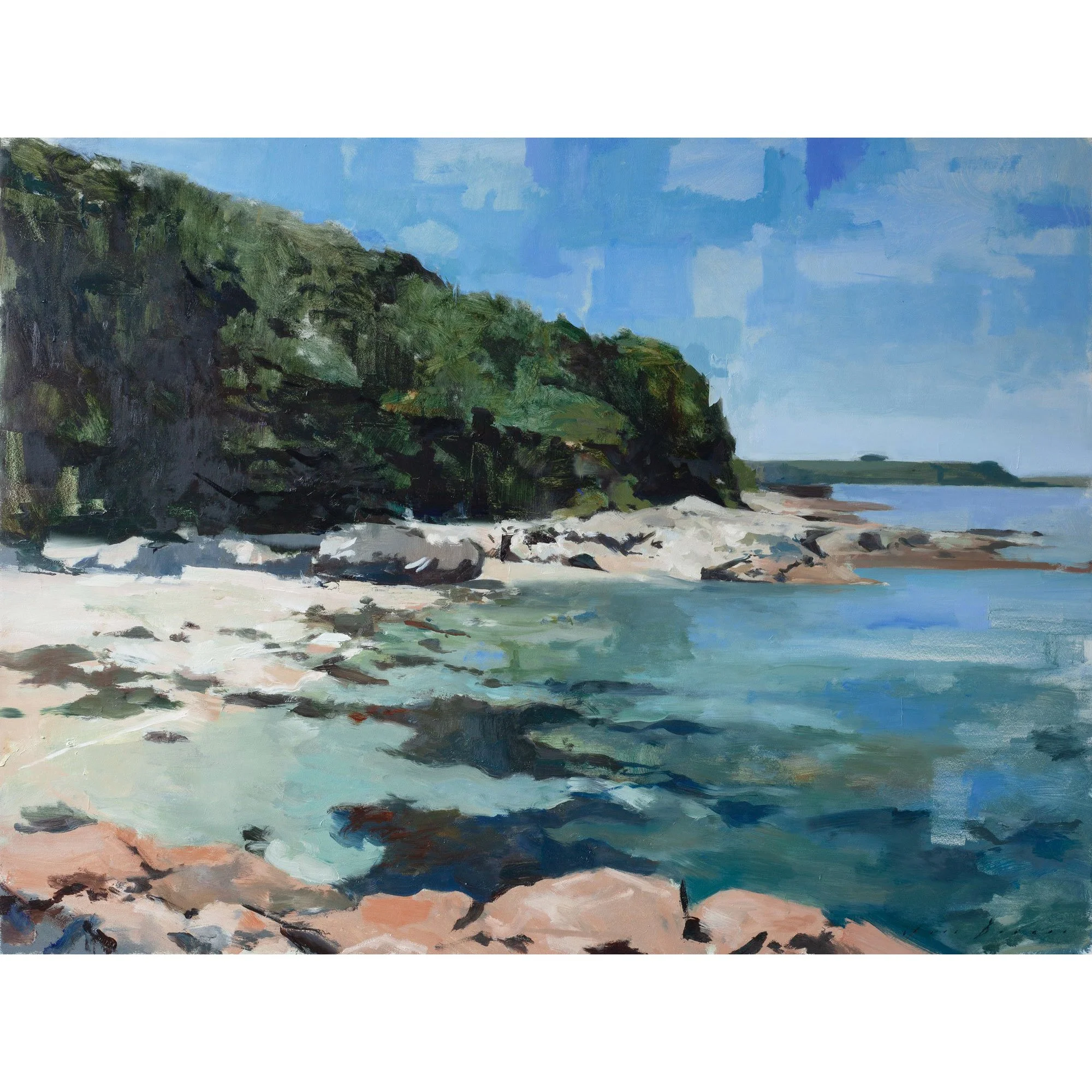 Summer Light on Sand and Sea