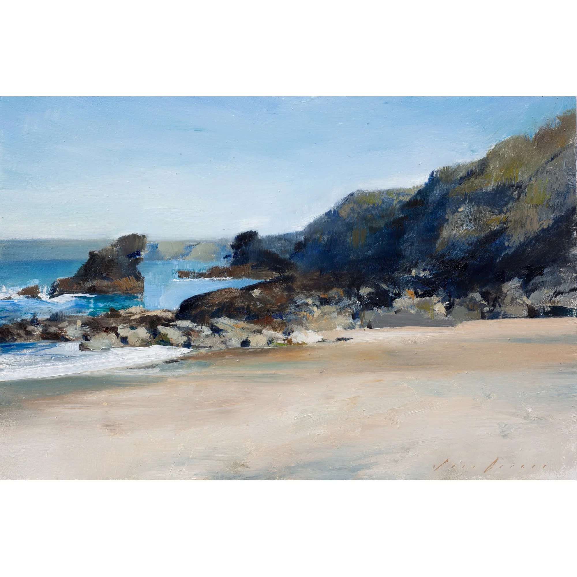 Rocks and Light at Fishermans Cove Study