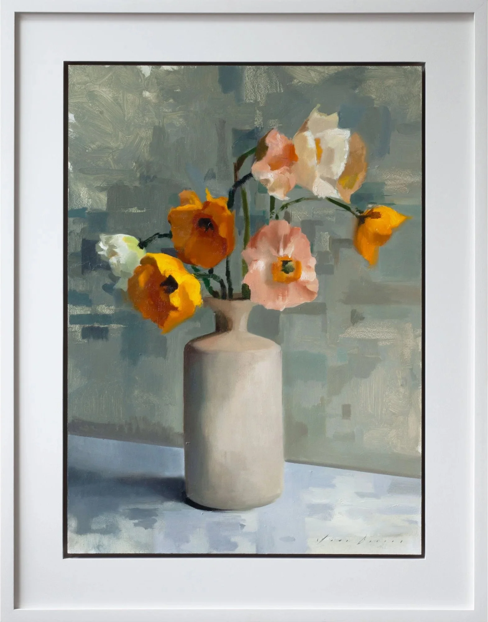 Californian Poppies in a Bottle