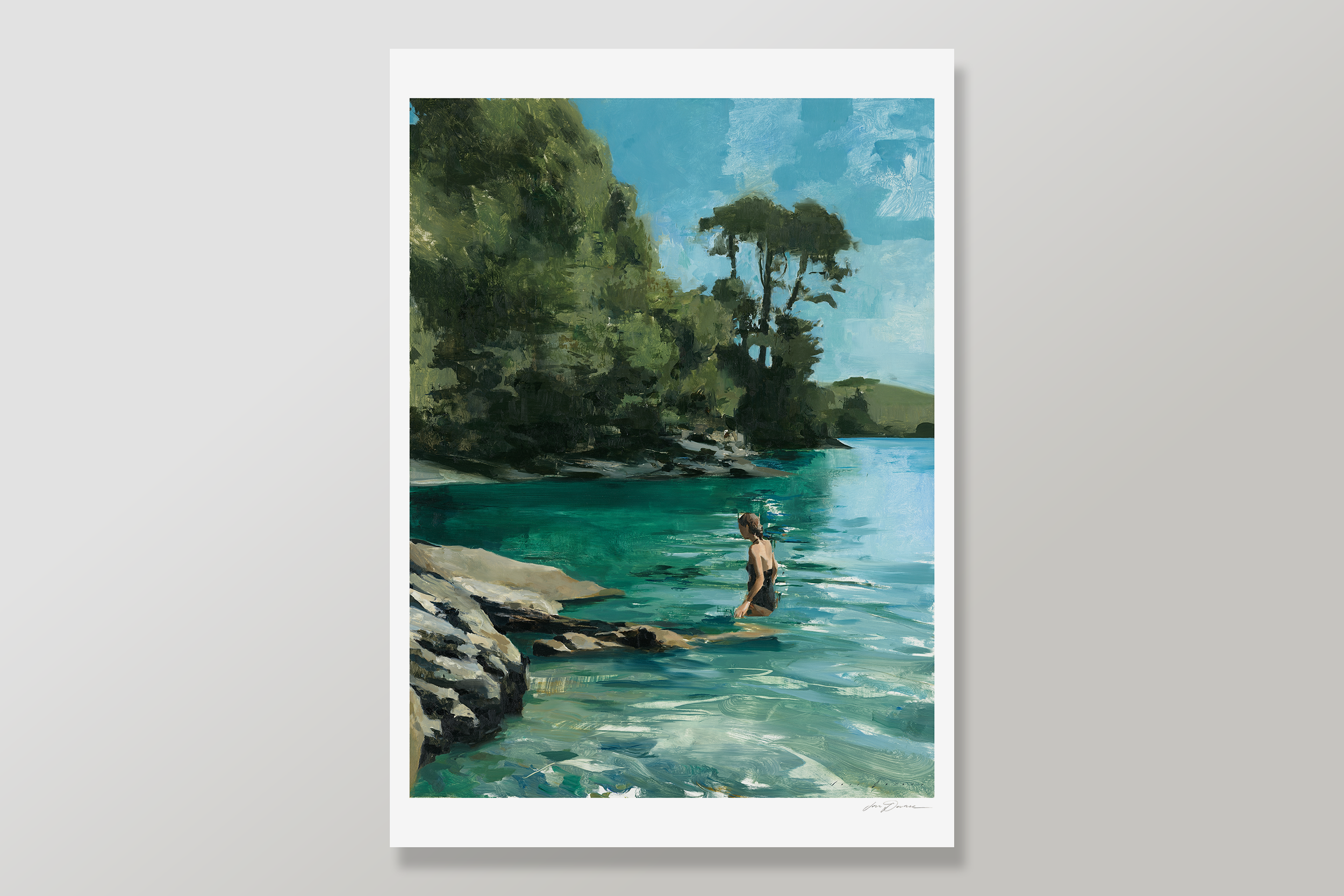 Morning Swimmer No.7