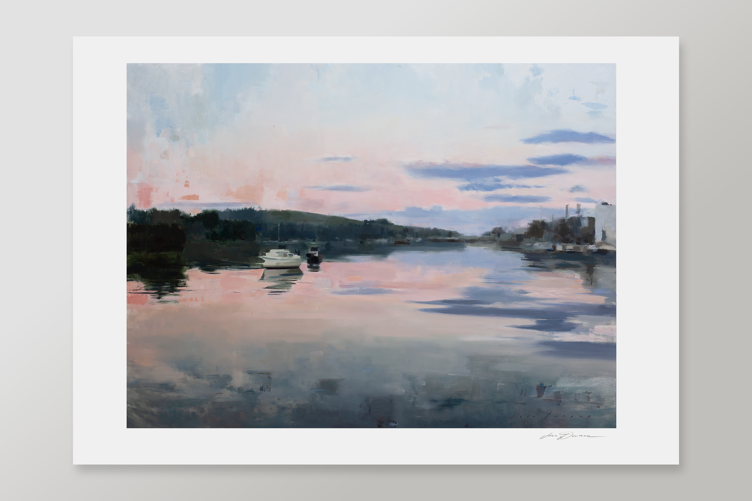 Pink Sky at Penryn River