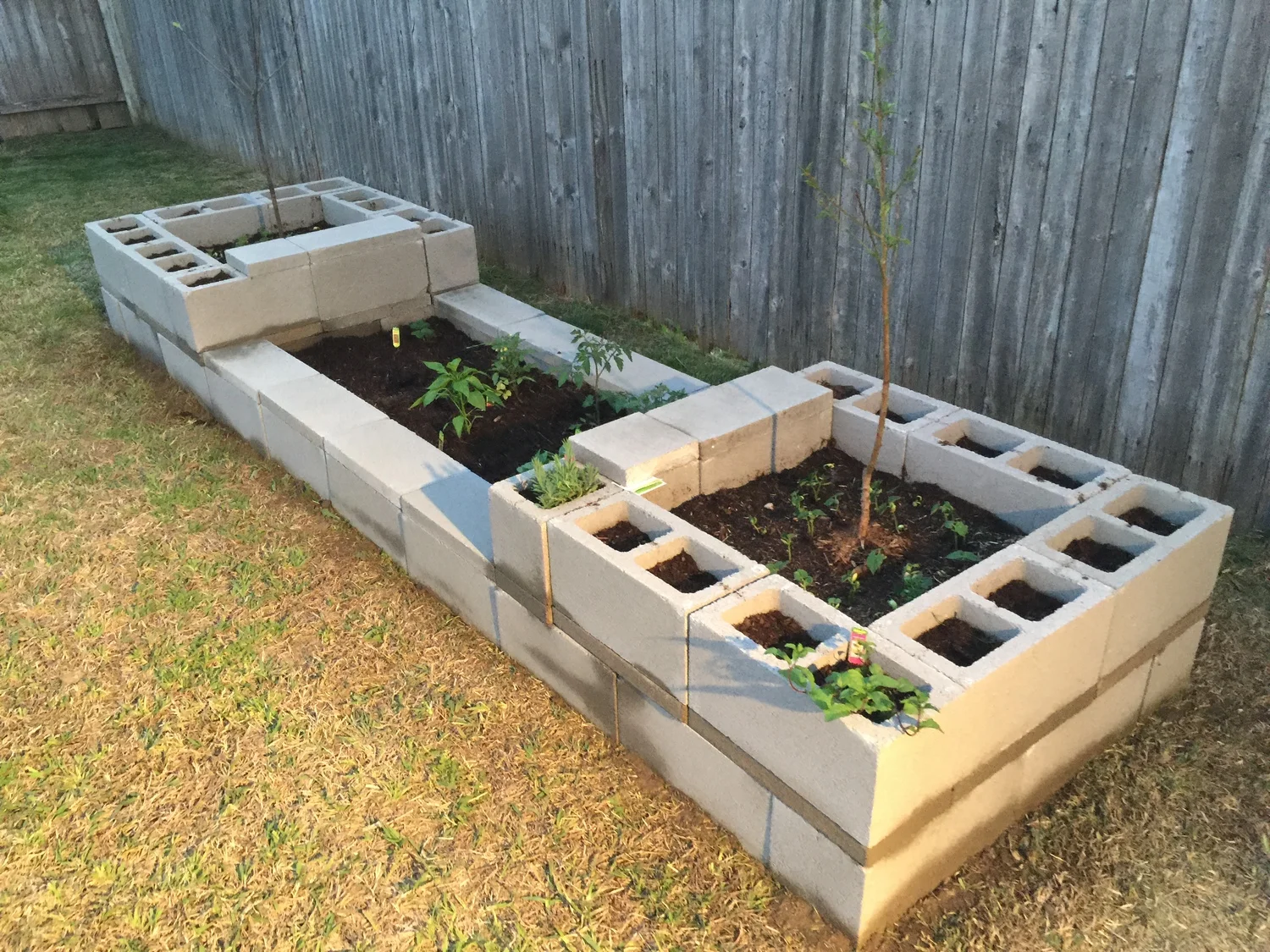 build your own cinderblock garden