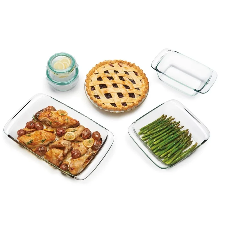 8 Piece Glass Bake, Serve & Store Set $49.99