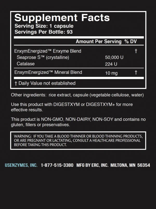 Seaxym Supplement Facts