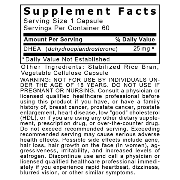 DHEA, Premier — Designed for Thriving