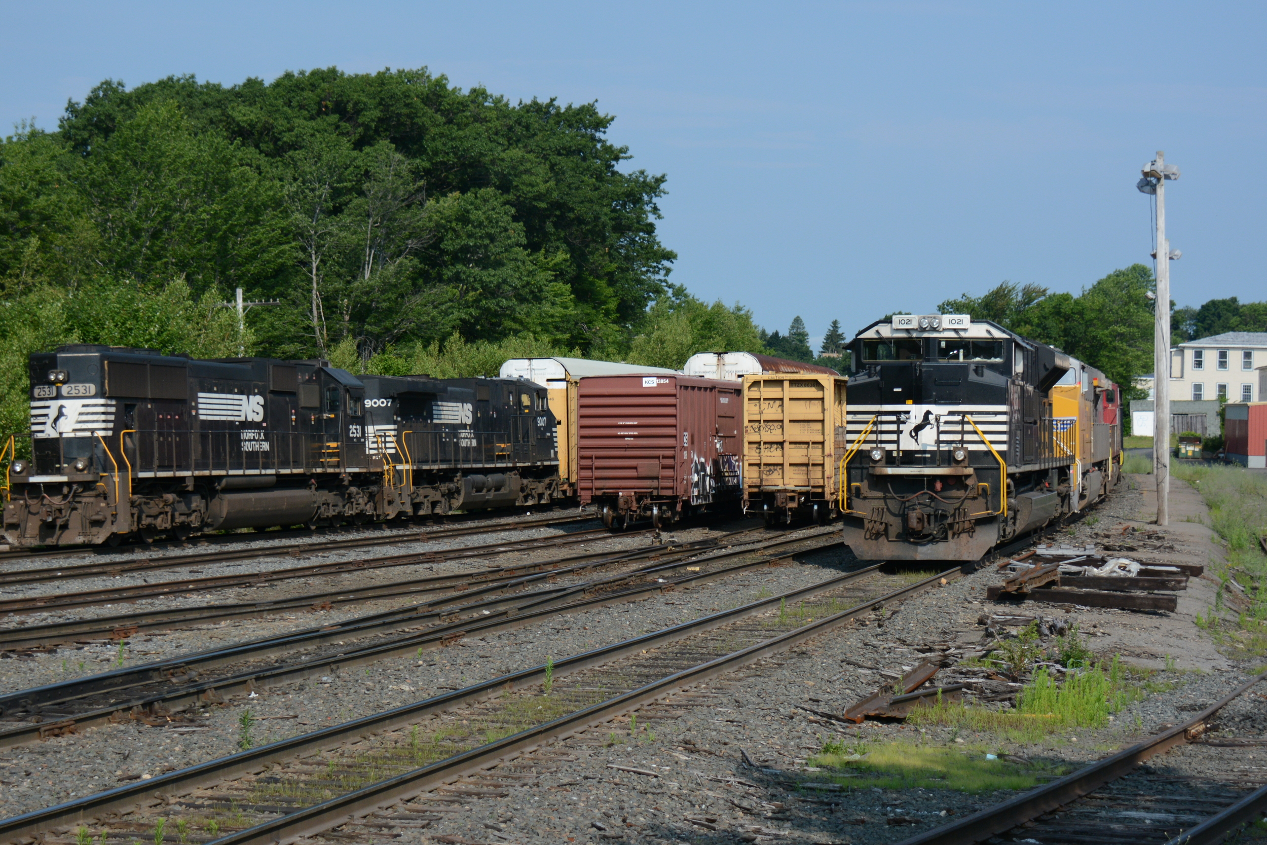 Pan Am RR Gardner Yard, Gardner, MA 8/14