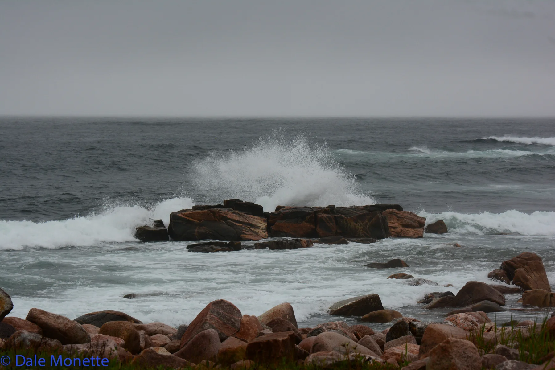 Neils Harbor. Storms generate tremendous waves right on the North Atlantic coast.