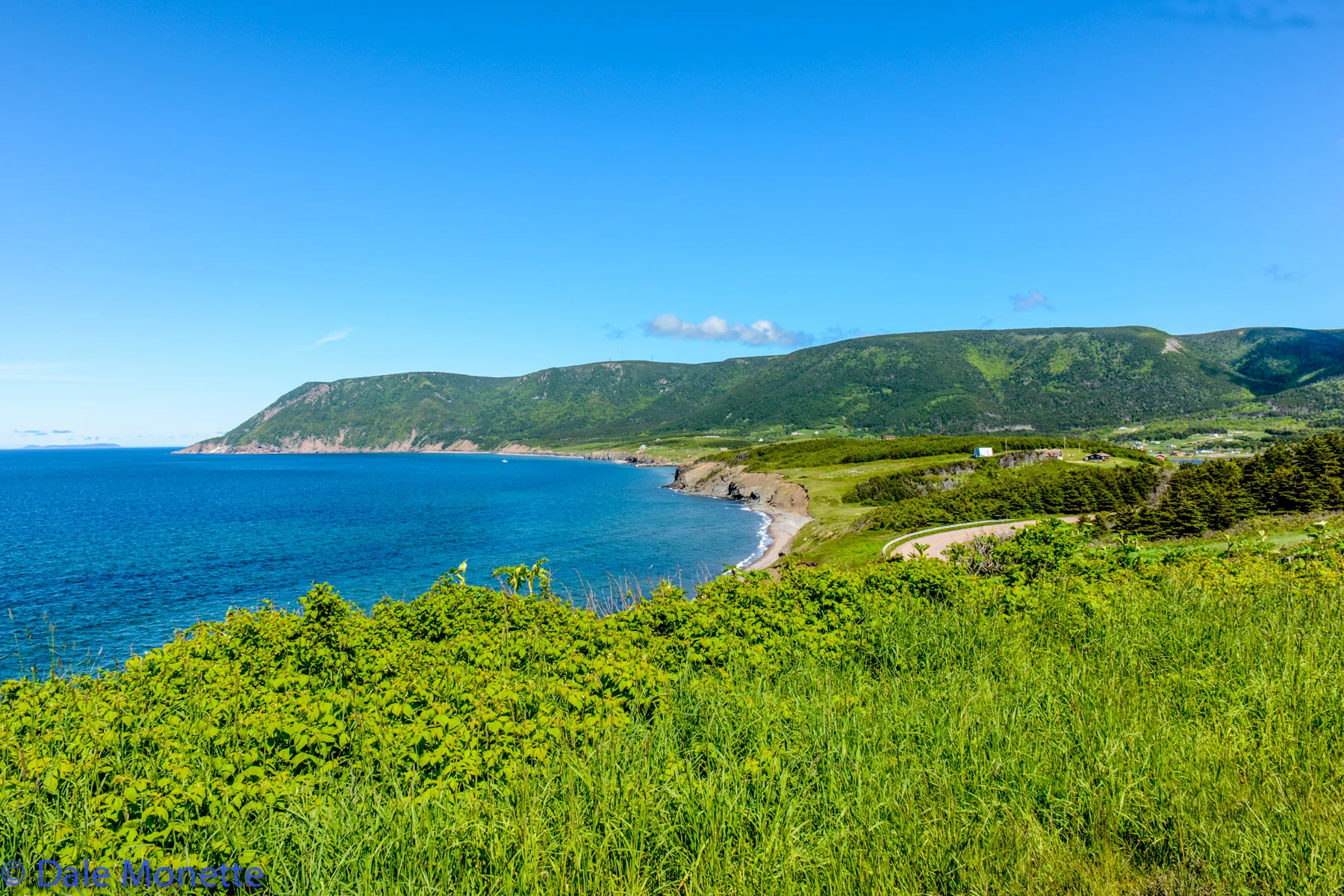 Bay St. Lawrence on a beautiful June Day…… This is on the west side of Money point looking east.