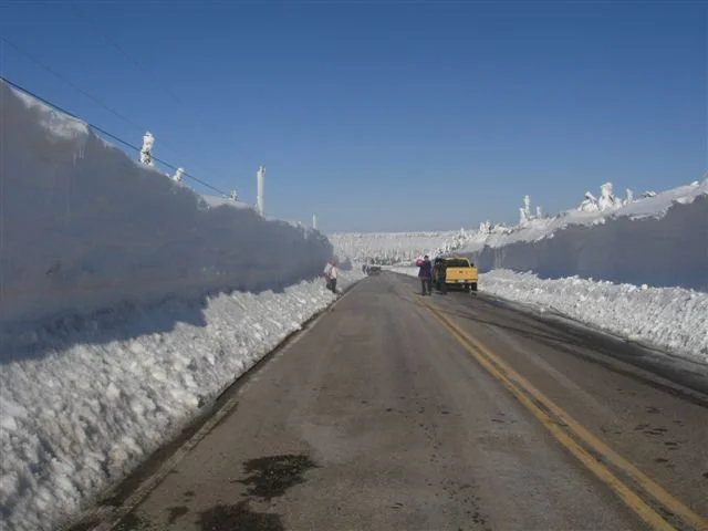 Snow on North Mountain