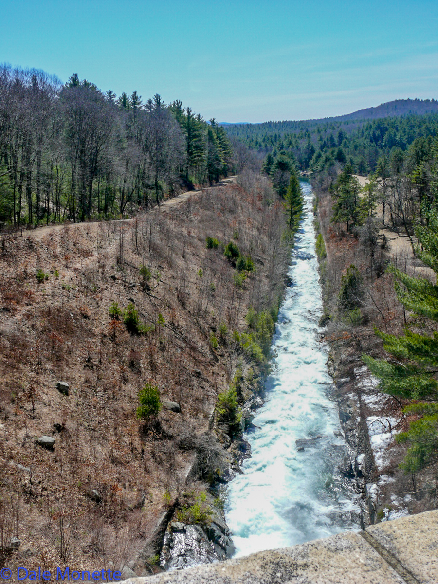   In the spring when the Spillway dam is flowing over its quite a sight. It has only flowed over 50% of the years since constructed.  