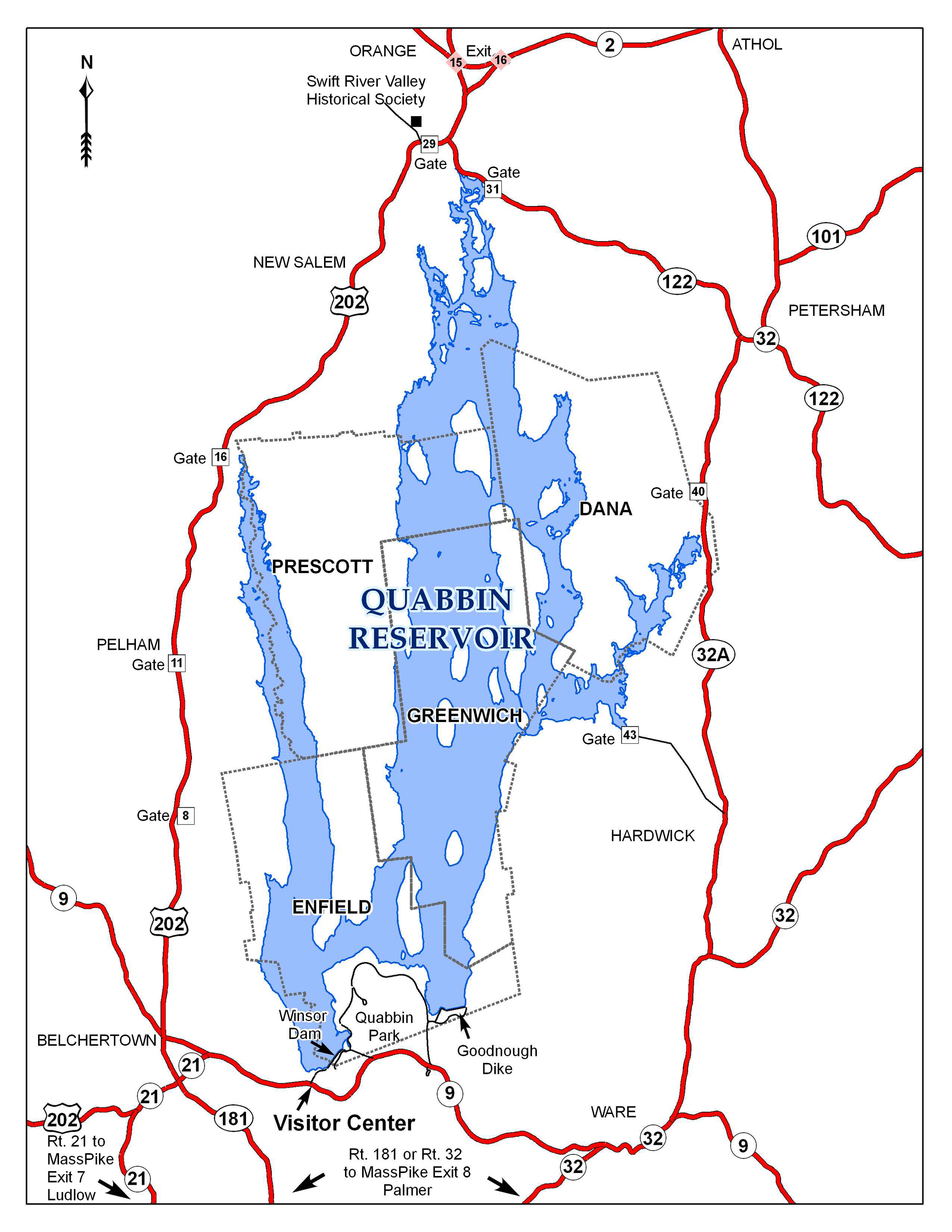   Call the Quabbin Visitor Center at 413-323-7221 for more info about the Quabbin, including rules.  I worked in the Natural Resource Div.  there  for close to 30 years.    